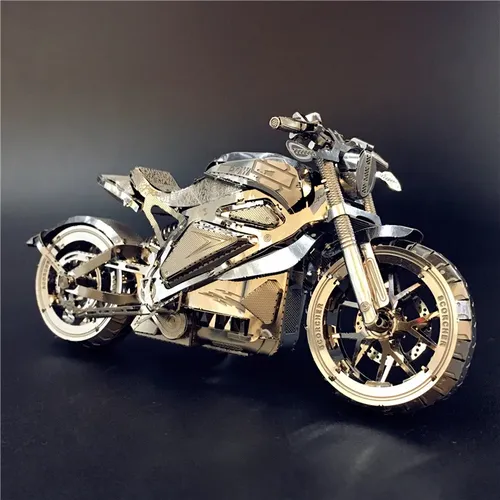 Eisens tern 3d Metall Edelstahl Splitter Puzzle Rache Motorrad Sammlung Puzzle 1:16 l DIY 3D laser