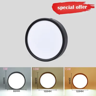 LED-Decken leuchte LED-Spot Down light 10/15/25w Aufputz-Down lights dünner faltbarer Scheinwerfer für Wohnzimmer Spots Decke