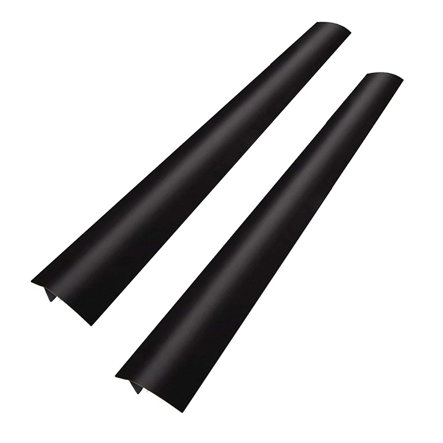 2 Pack Küche Herd Lücke Füllstoff Abdeckung 21 & 25 "- Premium Silikon Spill Schutz für Herd, backofen, Waschmaschine, Trockner, Waschmaschine Image