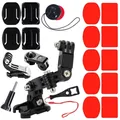 Motorrad Helm Kit für Gopro Held 1110 9 8 7 Action Kamera Zubehör Set Kinn halterung Fahrrad Kinn