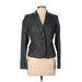 Calvin Klein Blazer Jacket: Gray Jackets & Outerwear - Women's Size 10 Petite