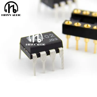 100% original muses02 op amp für japan jrc muses 02 2,0 kanal hifi audio verstärker stereo ic chip Image