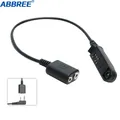 Cavo adattatore Baofeng UV-9R Plus Radio impermeabile a 2 pin Auricolare Altoparlante Microfono per UV-9R Plus UV-XR Walkie Talkie impermeabile