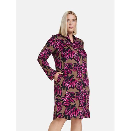 Samoon Blusenkleid Damen braun, 44