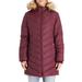 Faux Fur Trim Convertible Puffer 3-in-1 Maternity Jacket