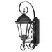 Matte Black Swing Arm Lantern Wall Light - 6' x 7'