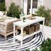 Polytrends Laguna All Weather Poly Outdoor Console Table - Two Shelf