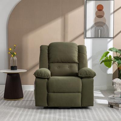 Green Power Lift Massage Recliner Chair with Adjustable Massage & Heating Function, Infinite Position and Side Pocket