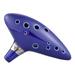 Ceramic 12-Hole Ocarina Alto C Wind Flute Musical Instrument