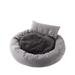 Esaierr Cat Dogs Shape Kennel Beds House Pet Mats Cat Dog Nest House Fall Winter Warm Suede Round House Cats Dog Small(Xs-L)