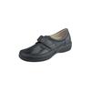 Klettschuh NATURAL FEET "Kletter Orb", Damen, Gr. 40, schwarz (schwarz, schwarz), Rindsleder, Synthetik, casual, Schuhe Klettschuh Slipper, aus echtem Leder