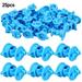 25 Pcs Durable Plastic Screw Tight Round Post Insulators - Ideal for Garden