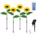 Ozmmyan Holiday Decor Outdoor Solar Sunflower 8led Ground Light Courtyard Light Outdoor Light Home Decor Clearanc