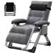 NAIZEA Zero Gravity Chair Reclining Lounge Chair with Removable Cushion and Cup Holder for Indoor and Outdoor Patio Recliner Folding Reclining Chair