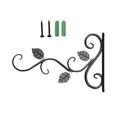 Hanging Plant Bracket Heavy Duty Metal Plant Hangers Outdoor or Indoor- Wall Plant Hooks for Hanging Planter Bird Feeders Wind Chimes Flower Pot Basket Lanterns