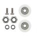 Door Wheels Greenhouse Greenhouse Door Wheels Replacement Kit with 30 mm Diameter Greenhouse Door Wheels Replacement Kit