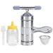 Viccilley Honey Presser - Mini Portable Honey Extractor Stainless Steel Manual Honey Presser Machine Beekeeping Tool