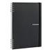 FOROXIN Spiral Notebook - A5 Subject Journal with Dotted Bullet Grid Paper 160 Pages / 80 Sheets 8.5 x 5.7 Softcover with Twin-Wire Binding for College & Work Black 1 Pack