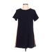 Rock n Rose Couture Casual Dress - Mini Crew Neck Short sleeves: Black Dresses - Women's Size Large