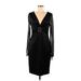 Donna Ricco Casual Dress: Black Dresses - Women's Size 6