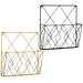 2pcs Wall-mounted File Rack File Organizer Multi-function Document Storage Rack For Home Office
