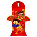 Pompotops Chinese New Year 2024 Tridimensional Red Envelopes Lucky Money Envelopes Beautiful Benefits 3D Dragon Print Red Packets Envelopes for Chinese New Year Birthday Wedding Supplies Decor