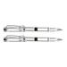 2 Pcs Kids Stationary Pen Clear Writing Pens Fountain Piston Business Child Office