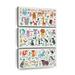 Zoomie Kids Alphabet Animals Chart On Canvas 3 Pieces by SweetTeachings Set Canvas | 23 H x 14 W x 1 D in | Wayfair