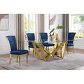 Rosdorf Park Kennise Rectangular 78" L x 42" W Dining Set Glass in Yellow | Wayfair 0182C779A7F34F5E9C4B4D99D0665EAA