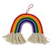 GENEMA Handmade Woven Tapestry Tassel Rainbow Macrame Display Wall Hanging Ornaments