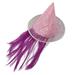 1pc Halloween Headdress Props Witch Hat Magician Hat Pentagram Sponge Circle Spiked Hat(Random Color)