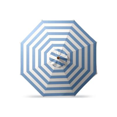 9' Round Outdoor Market Umbrella - Seasalt, Endura Teak - Frontgate