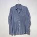 J. Crew Shirts | J. Crew Button Down Shirt Mens Medium Blue White Striped Chambray Long Sleeve | Color: Blue/White | Size: M