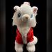 Disney Toys | Aristocats Disney Store Cat Plush Holiday Marie Christmas 12” White Red Scarf L | Color: Red/White | Size: 12” Tall