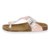 Zehentrenner LICO "Zehenstegpantolette Bioline Trend Kids", Gr. 31, rosa, Synthetik, Schuhe