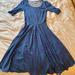 Lularoe Dresses | Lularoe Nicole Xs | Color: Blue/Pink | Size: Xs