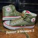 Converse Shoes | New Converse All Star Chuck Taylor Junior 3/Women 5 | Color: Green/Red | Size: 3b