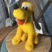 Disney Toys | Disney Vtg Pluto 7” Plushy Nwt | Color: Green/Yellow | Size: Refer To Photos