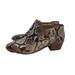 Madewell Shoes | Madewell Sonia Faux Snakeskin Chelsea Leather Booties Women's Size 11 | Color: Black/Cream | Size: 11