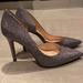 Jessica Simpson Shoes | Jessica Simpson Sparkle Silver Gray Pewter Pointed Toe Stilletos Heels S | Color: Gray/Silver | Size: 8