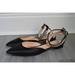 J. Crew Shoes | Jcrew $198 Satin Jeweled Ankle-Strap Flats Sz 6.5 Black F8479 Shoes Jewels New | Color: Black/Red | Size: 6.5