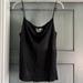 Anthropologie Tops | Anthropologie Nwt Black Sexy Spaghetti Strap Rayon Tank Top 90s | Color: Black | Size: M