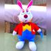 Disney Toys | Disney 13" White Rabbit | Color: Pink/White | Size: 13"
