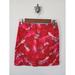 Free People Skirts | Free People Modern Femme Red Tie Dye Mini Denim Skirt 2 | Color: Red | Size: 2