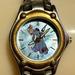 Disney Accessories | Eeyore Disney Seiko Sii Watch Mu0670 Silver/Gold W/ Blue Pearlescent Face | Color: Gold/Silver | Size: Os