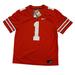 Nike Shirts | Men's Nike #1 Red/White Ohio State Buckeyes Game Jersey Size L Nwt | Color: Red | Size: L