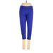 Adidas Active Pants - Mid/Reg Rise: Blue Activewear - Women's Size Medium