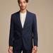 Lucky Brand Suit Separate 4-Way Stretch Blazer - Men's Clothing Jackets Coats Blazers in Dark Blue, Size 48