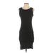 Leith Casual Dress - Bodycon Scoop Neck Sleeveless: Black Print Dresses - Women's Size Small