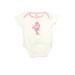 Baby Gap Outlet Short Sleeve Onesie: Ivory Bottoms - Size 3-6 Month